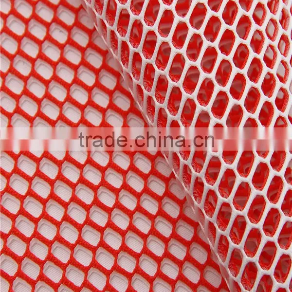 Cationic Color Low Elastic Macroporous Mesh Fabric photo-3