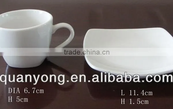 SQUARE COFFEE CUP&SAUCER photo-2