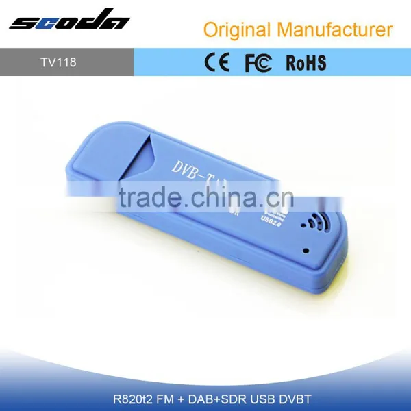 DVB-T Usb tv Tuner Digital hd Mini Dvb-t Receiver Support FM/SDR/DAB Function