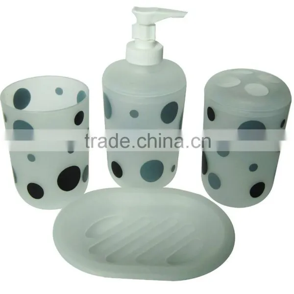 Colourful pp Material Plastic Complete Bathroom Sets photo-4