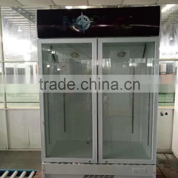 Double Door Commercial Display Refrigerator Showcase photo-2
