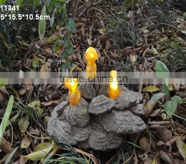 Resin Mushroom Solar Lights for Garden photo-5