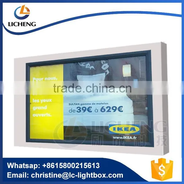 Backlit Wall Mounted Scrolling Advertising Light Box photo-2