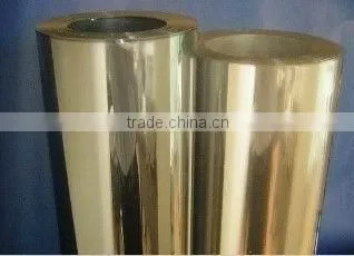 0.10-0.50mm Pvc Gold Rigid Plastic Film for Chocolate Packing