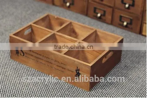 Man Make Multifunction High Quality Customized Wooden Box Without Lid photo-2