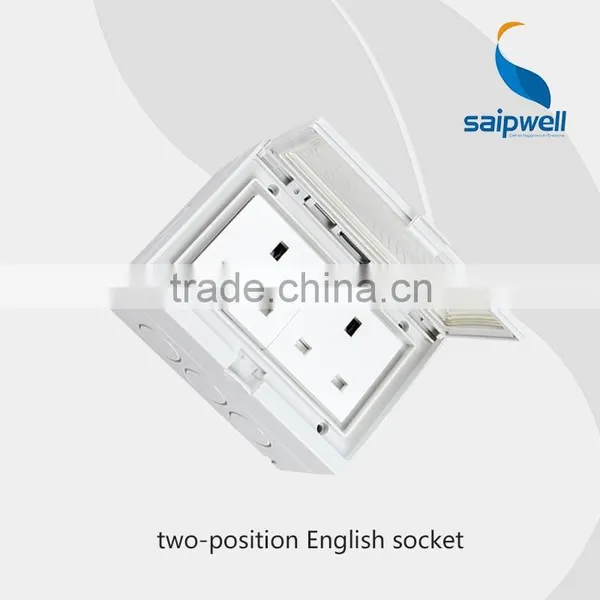 250V 13A Waterproof Switch And Outlet Waterproof Light Dimmer Switcher(SP-2S) photo-6