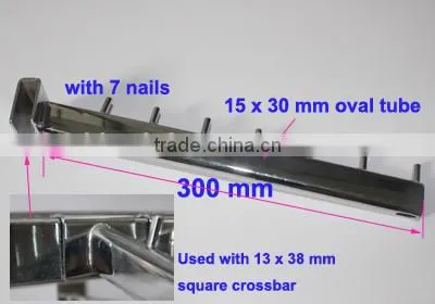 Chrome Plating Oval Bar Multi Hook With Pin photo-2
