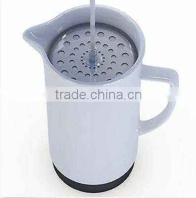 Custom White Ceramic French Coffee Press photo-4