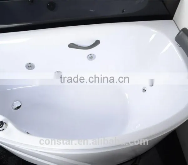 Solid surface massage bathtub