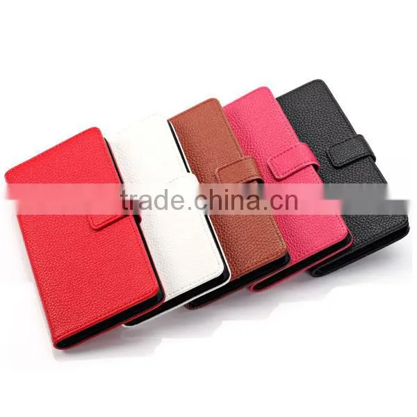 Leather Wallet Cover Case for Nokia N929, Flip Stand Cell Case for Nokia Mobile Phone