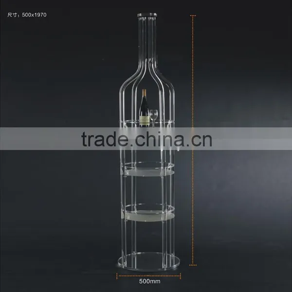 Custom Acrylic Iron Wine Rack photo-3