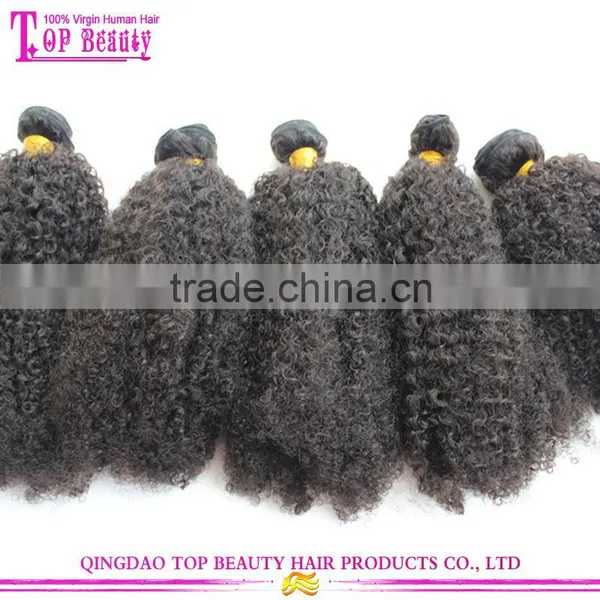 2016 New Products Brazilian Afro Kinky Hair Extensions 100% Unprocessed Afro Kinky Human Hair For Braiding photo-5