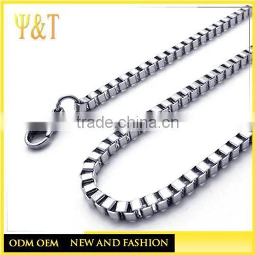 Jewelry Accessory 316L Stainless Steel Long Box Chain Jewelry Various Sizes of Bracelets Necklaces Bag Chains(SC -001)) photo-2