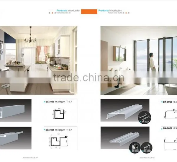 6063 Aluminum Extrusion Profile for Sliding Door,names of Aluminum Profiles photo-3