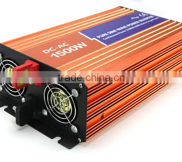 New Product Power Pure Sine Wave Inverter 1500w dc 12v to ac 110v photo-2