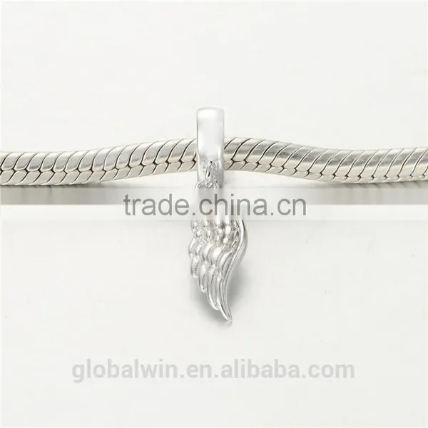 Angle Wing Metal Charms European Charm Bracelet Necklace 100% Real 925 Sterling Silver S193 Best Gifts For You Or Friends photo-3