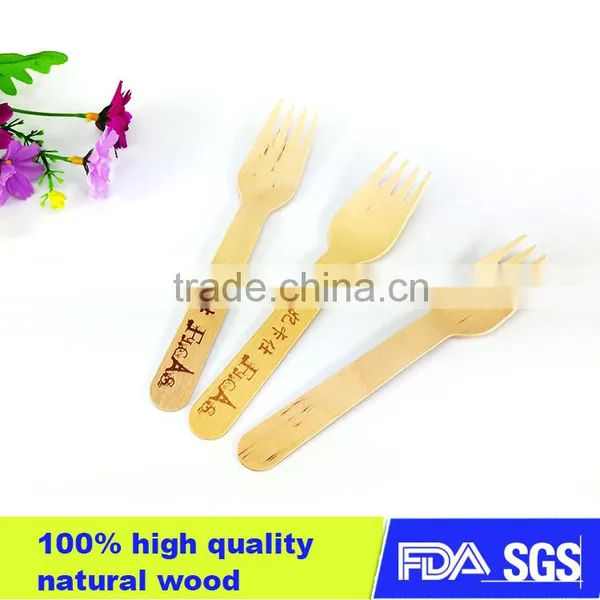 Disposable Wooden Cutlery Forks photo-2
