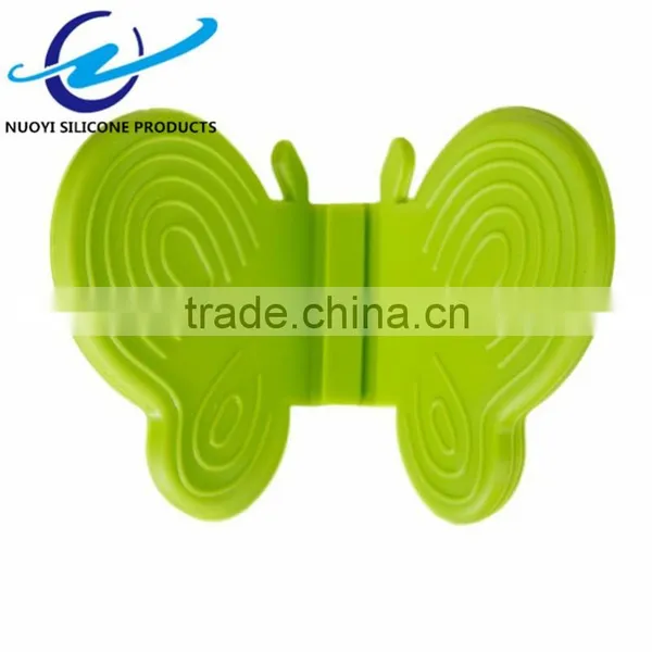 Household Creative Heat Resistant Silicone Butterfly Clip photo-3