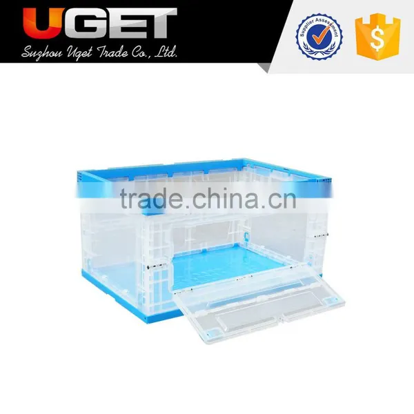 Durable Foldable Collapsible Euro Hard Plastic Crate With Cover photo-6