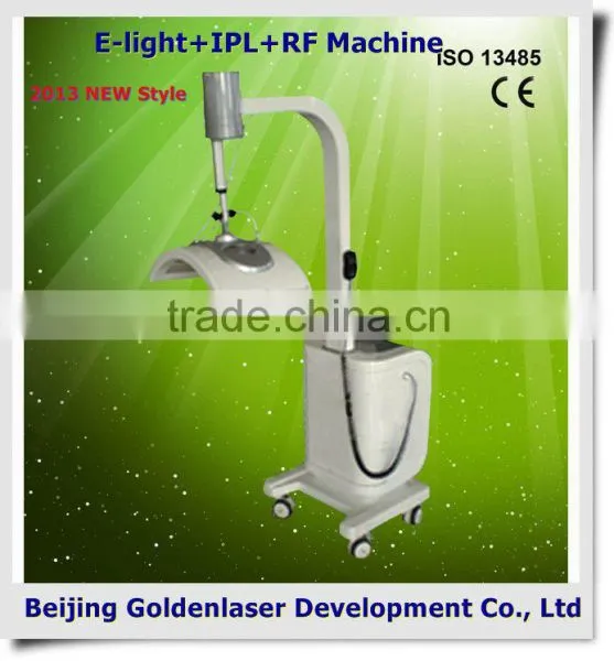 2013 New Design E-light+IPL+RF Machine Tattooing Beauty Machine Colored Wooden Stick