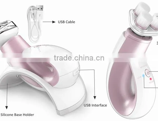 Use Daily Home Item Electric Sonic Silicone Facial Cleansing Brush International Distributors Wanted photo-3