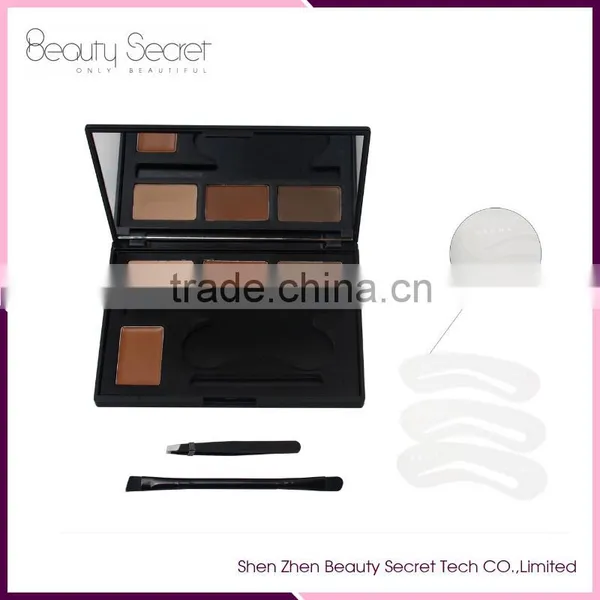 4 Color Eye Brow Makeup Eyebrow Powder Palette With Eyebrow Brush photo-6