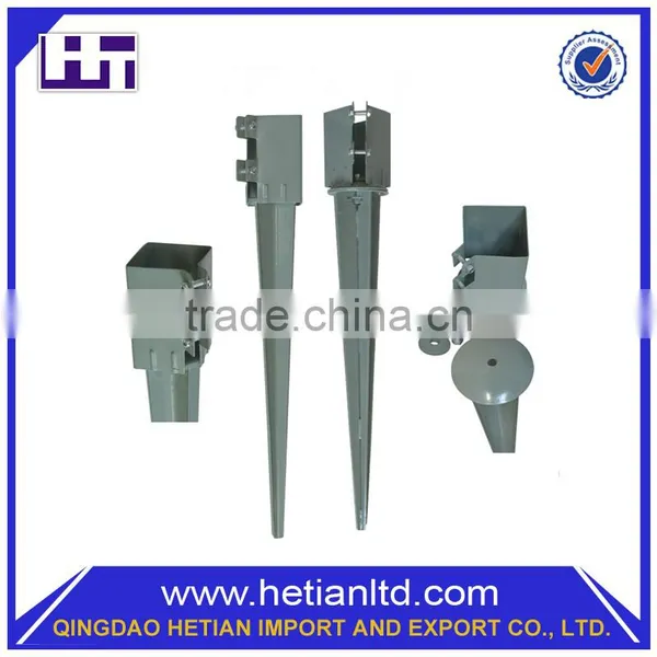 Steel Fence Post Holder 750 mm Spike Support Rust Resistant 75 mm Metal Post photo-5