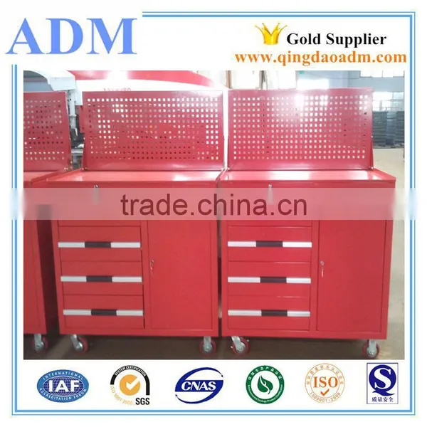 Mobile Roller Tool Cabinet Trolley With Door Drawers photo-2