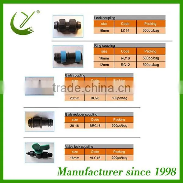 Factory Selling PP Compression Fittings Tee, Elbow,Coupler,etc for Irrigation photo-3