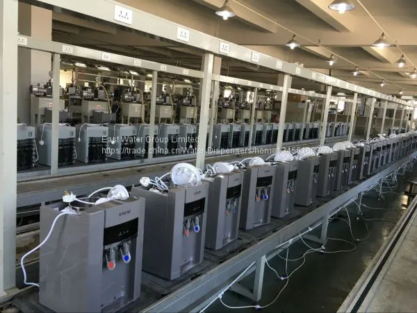 Competitive Desktop Pou uf Water Filter Cooler Dispenser 4 Stages With UV Lamp Hot&cold Water Compressor Cooling,OEM Ser
