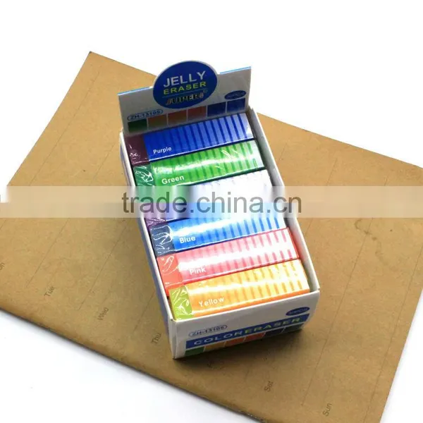 Jelly Color Translucent Eraser for Students photo-4