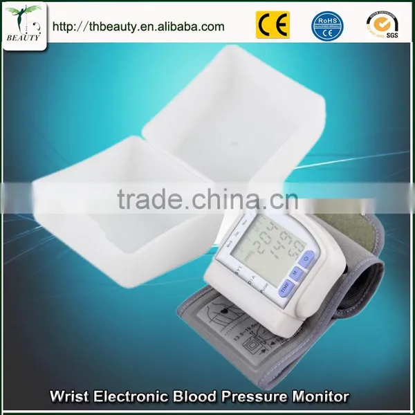 2017 Home Automatic Wrist Digital Lcd Blood Pressure Monitor Watch photo-3