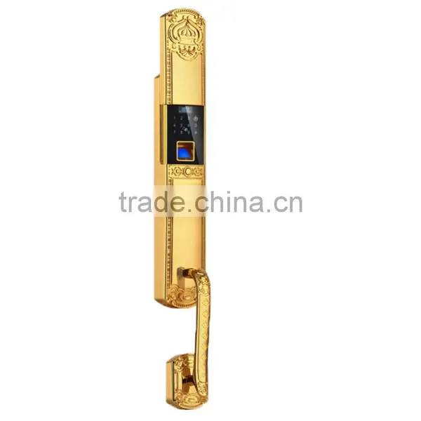 Cat's Eye Hook Function Colorful Elegant Top Quality Villa Classic Smart Door Lock photo-3