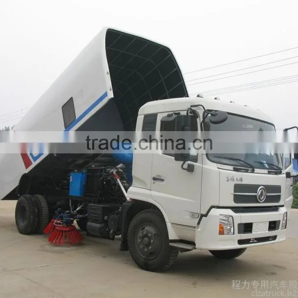 Dongfeng CLW 4*2 Pavement Sweeper Truck for Sales photo-2