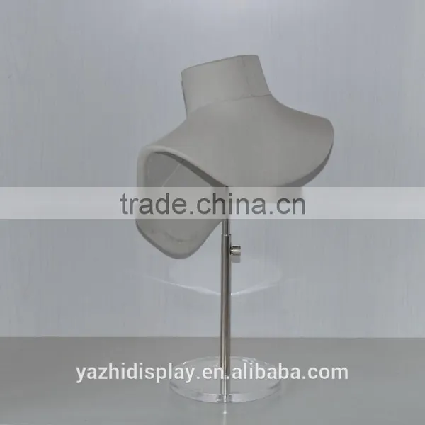 High Quality Farbic Necklace Jewelry Display Bust Holder Mannequins on Sale photo-5