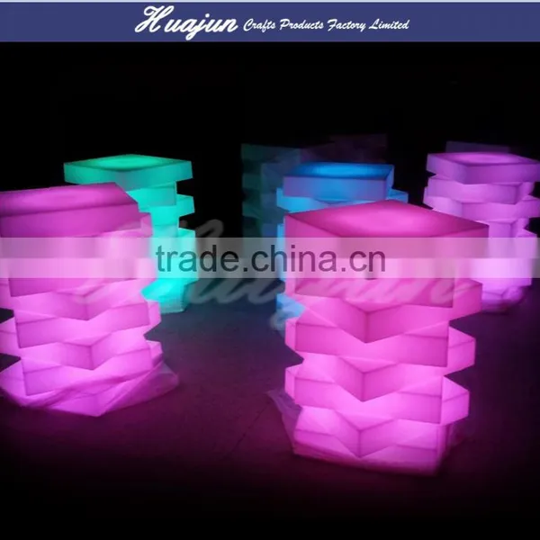 Led Counter Table for Restaurant &led Bar Counter Table for Lamp/led Rechargeable Plastic Table photo-4