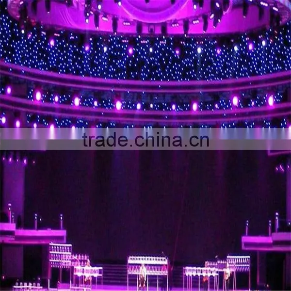 Black/white Led Star Curtain for Romantic Wedding Decoration photo-3