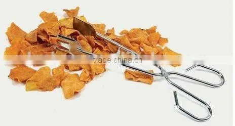 YZ0018C Food Tong Iron With Powder Coating Plastic Coating Handle photo-2
