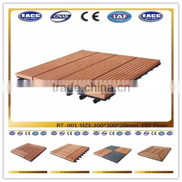 Outdoor Interlocking Floor Tiles WPC,Outdoor Lowes Cheap Wpc Diy Interlocking Composite Deck Tiles photo-2