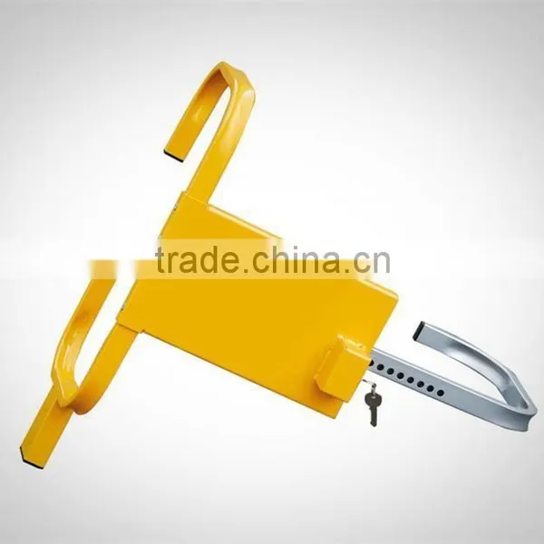 A1976 Heavy Duty Wheel Lock / Clamp Easy To Assemble Alloy Steel Keys Caravan Trailer Tyre Lock photo-2