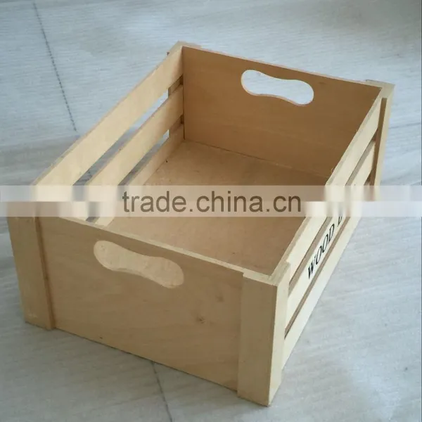 Natural Color Plywood Wooden Crate for Milk Friut photo-2