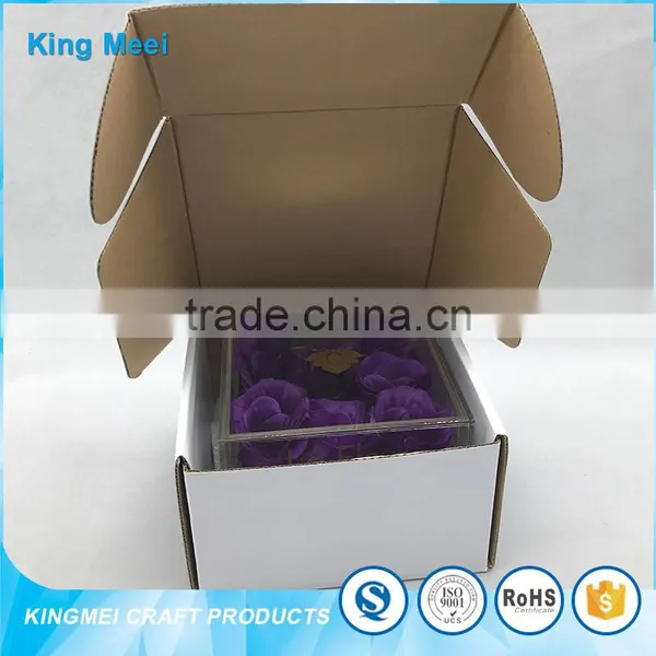 Heart Shape High Quality Gift Acrylic Storage Rose Box photo-6
