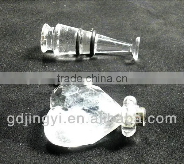 New Style Gem Shaped Acrylic LED Lighted Wine Bottle Stopper photo-3