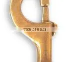 1-1/8" Solid Brass Hook, High Quality Solid Brass Swivel Eye Snap Hook photo-4