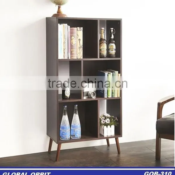 Hot Sale High Quality DIY Furniture Wooden Modern Corner Bookcase photo-5