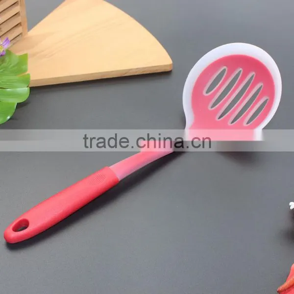 CK-3121 Food Grade FDA & LFGB 6pcs Gadget Silicone Kitchen Cooking Tools Set Eco Silicone Kitchen Utensil Set With PP Handle photo-4