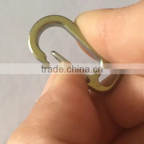 TK-1772 Titanium Alloy Mini Quick Release Snap Hook Keychain Carabiner photo-5