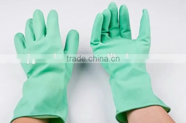 Hands Kitchen Gloves Rubber Dishes Cleaning Home Office Toilet Latex photo-2