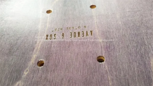 HS-X01 Canadian Maple Skateboard Deck photo-3