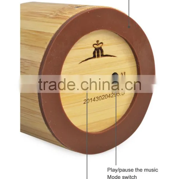 Portable Wireless Bamboo Bluetooth Speaker photo-6